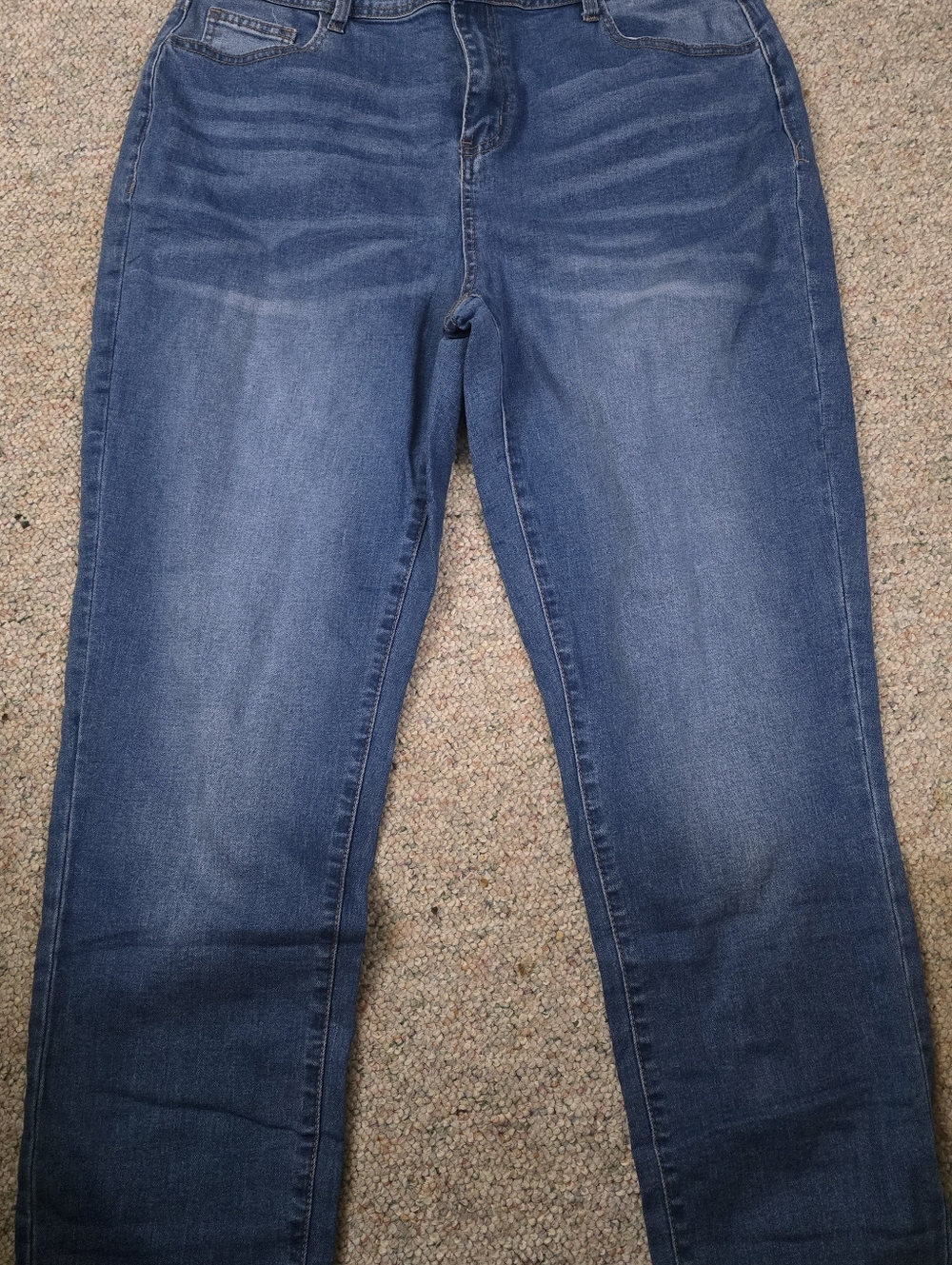 Classic Women's Blue Slim Straight Jeans
